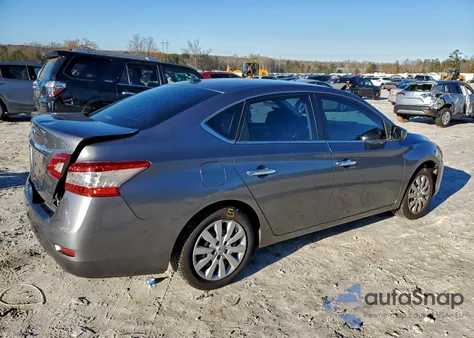 2015 Nissan Sentra S z USA, uszkodzony, nr VIN 3N1AB7AP3FY384053